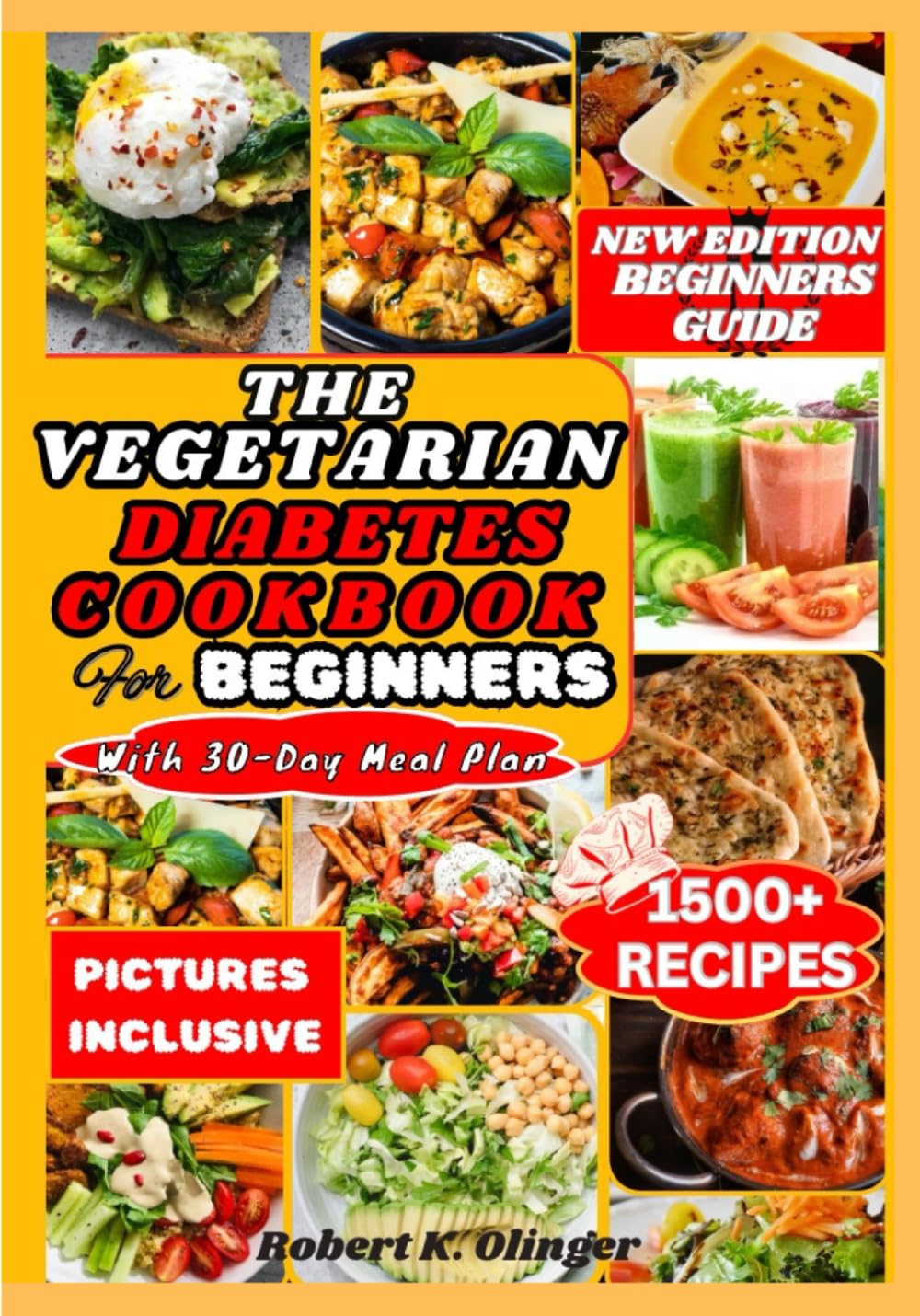 The Vegetarian Diabetes Cookbook for Beginners