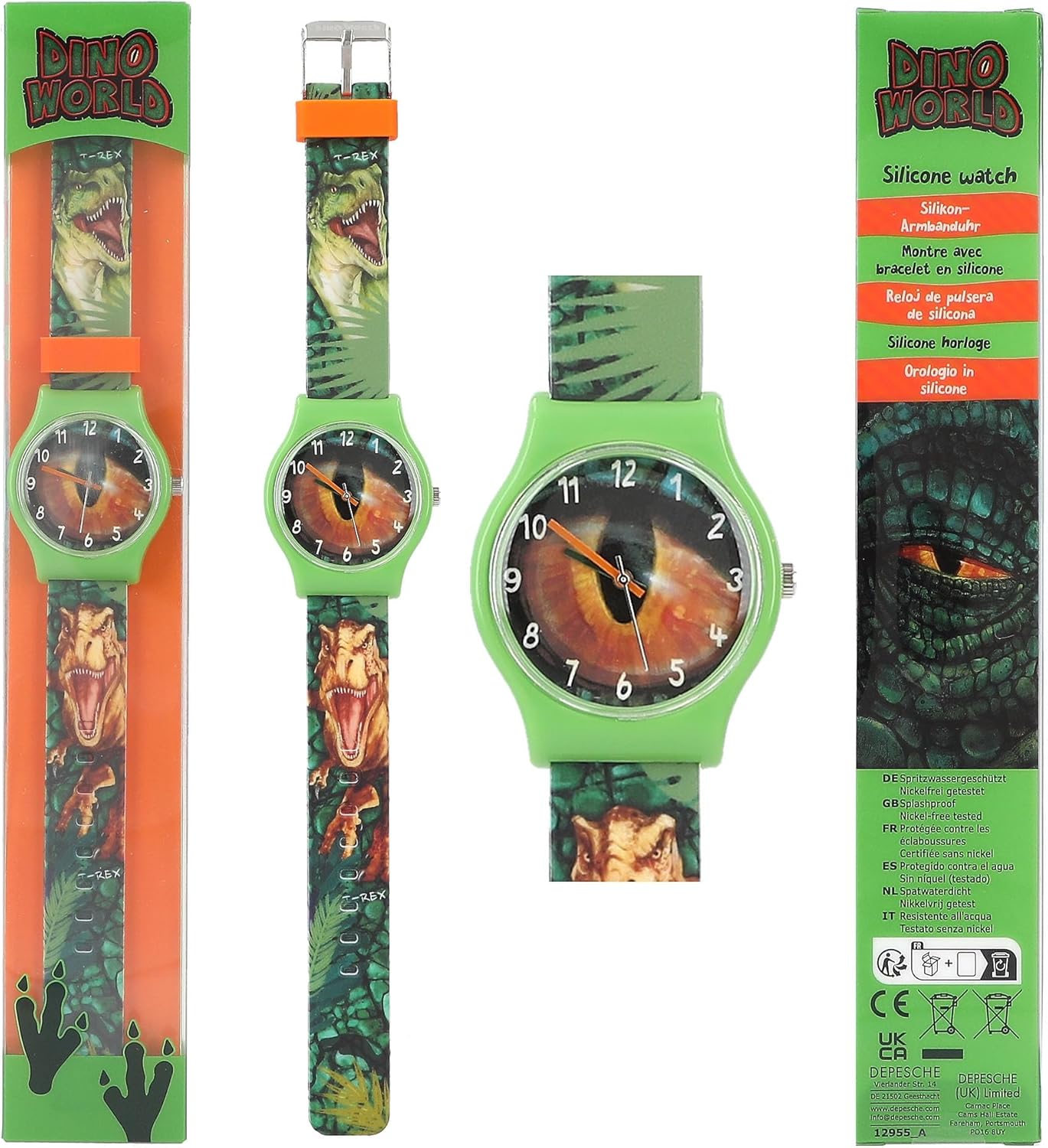 Depesche Dino World Silicone Watch - 0