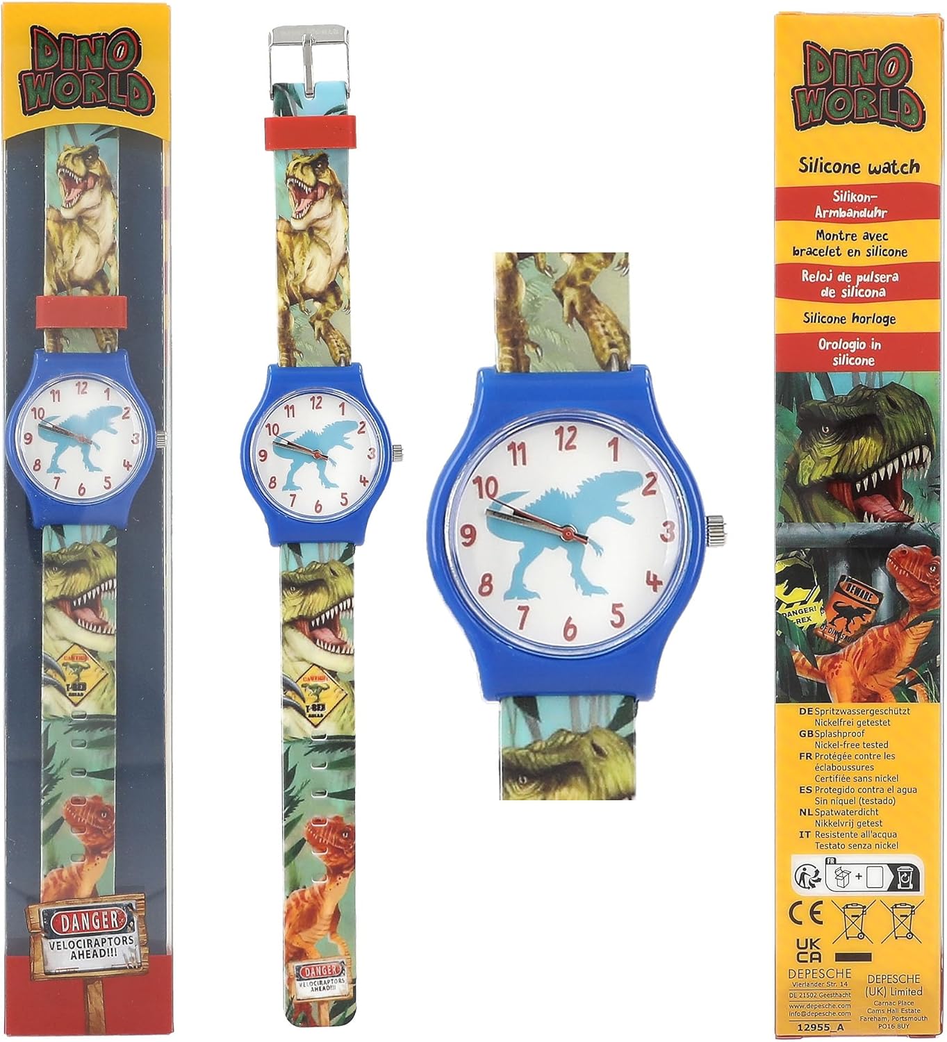 Depesche Dino World Silicone Watch - 0