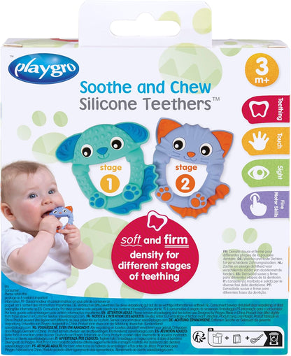 Playgro - Soothe & Chew Silicone Teethers (10188759)