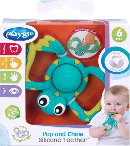 Playgro Pop and Chew Silicone Teether