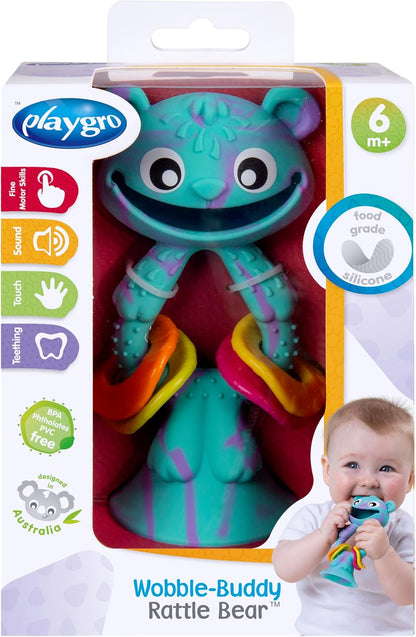 Playgro Wobble-Buddy Rasselbär, ab 6 Monaten