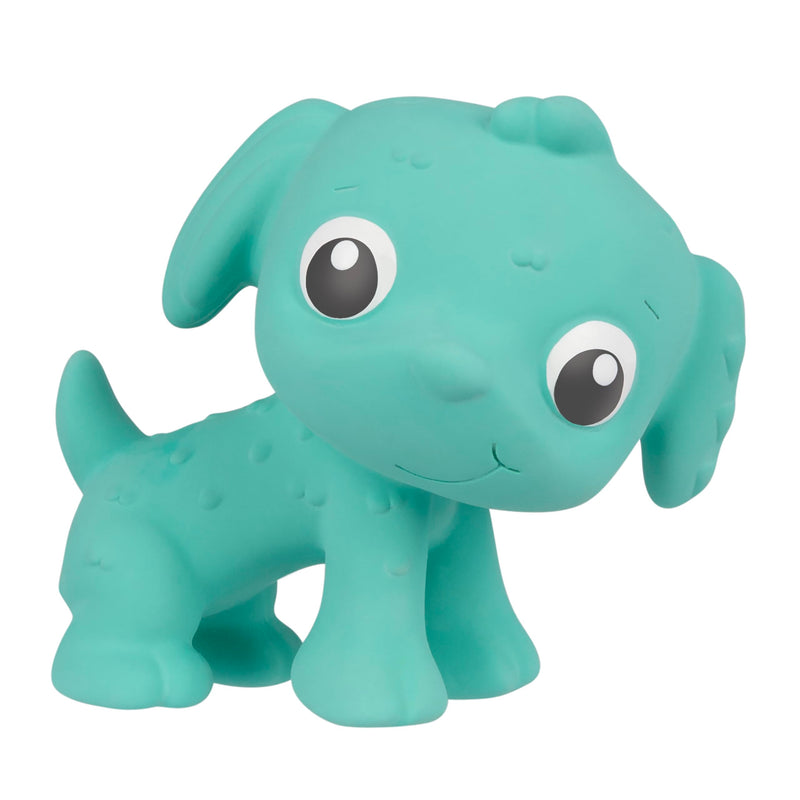 Playgro - Eco Play Natural Rubber Pooky Puppy - Turquoise (10188823)