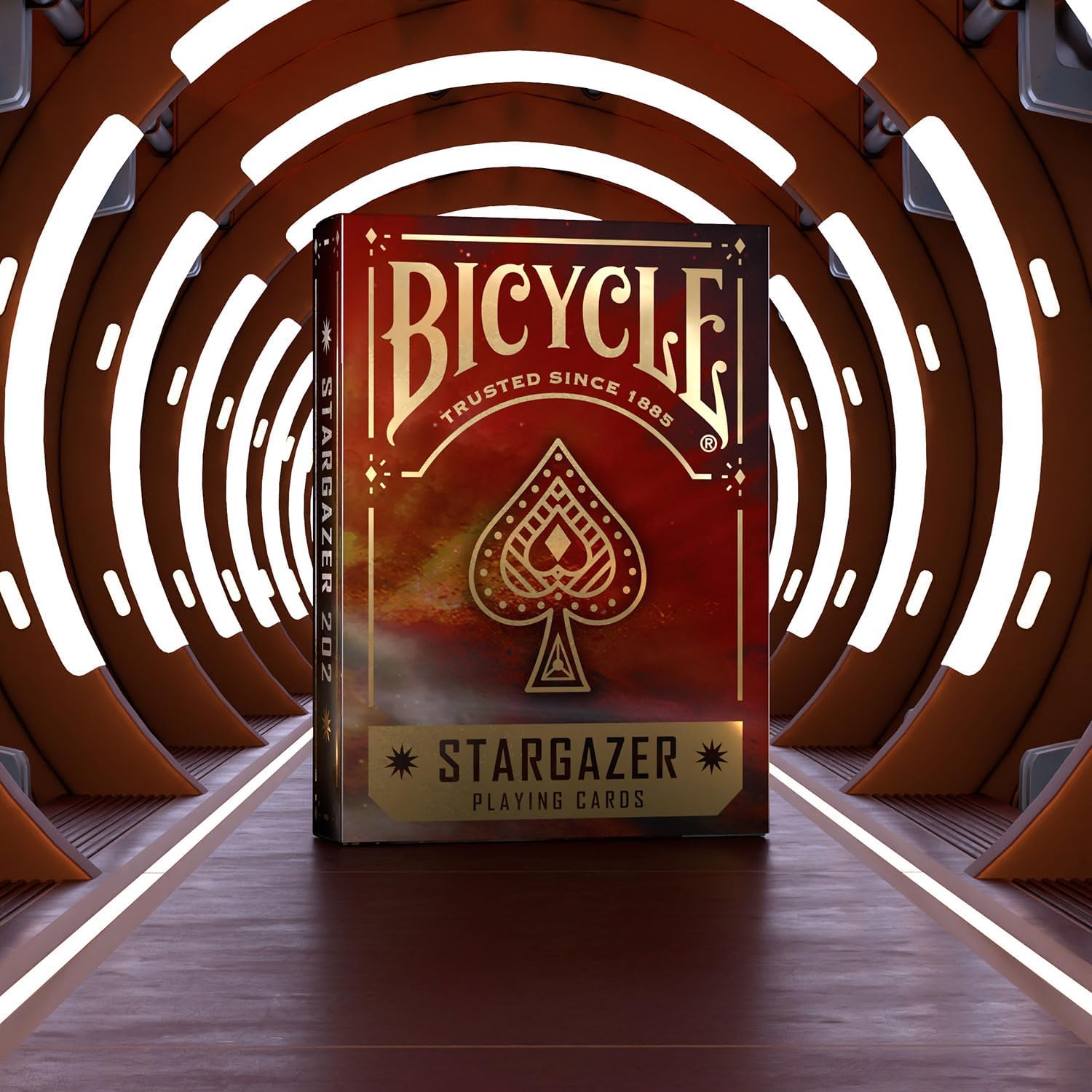 Bicycle Stargazer 202 Playing Cards Hubble Telescope Imagery of Crab Nebula - 1 Deck, Air Cushion Finish, Professional, Superb Handling & Durability, Great Gift For Card Collectors