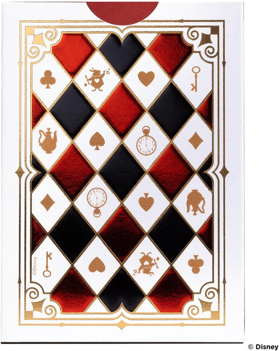 Bicycle Disney Alice in Wonderland Playing Cards - 1 Deck, Air Cushion Finish, Professional, Superb Handling & Durability, Great Gift For Card Collectors, White