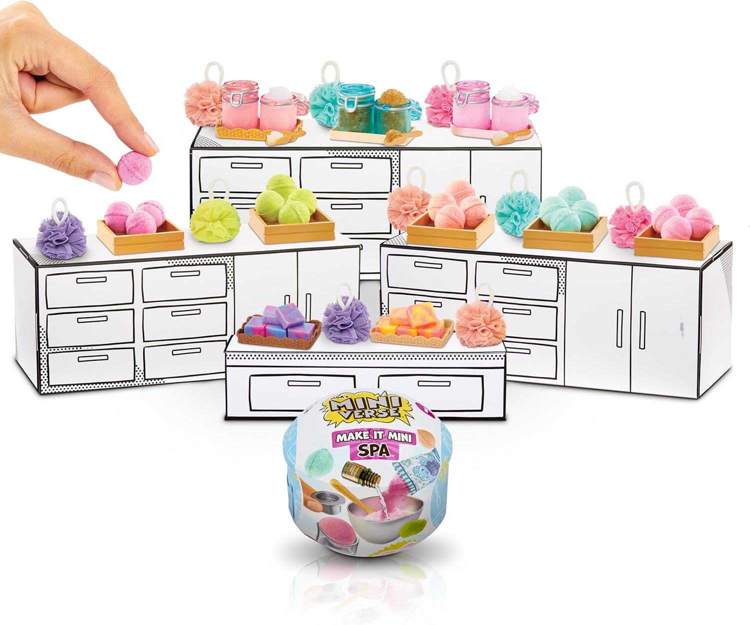 MGA's Miniverse Make It Mini Spa Series - Mini Collectibles in Mystery Blind Packaging - DIY Spa Products that Really Work - NOT EDIBLE - Collectibles for Teens, Adults, Collectors and Kids
