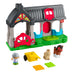 Fisher-Price Little People Establo de caballos Set de juego con carro, caballo, pony y figura, juguete con sonidos para bebés +1 año (HWR84