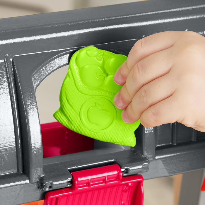 Fisher-Price Little People Establo de caballos Set de juego con carro, caballo, pony y figura, juguete con sonidos para bebés +1 año (HWR84