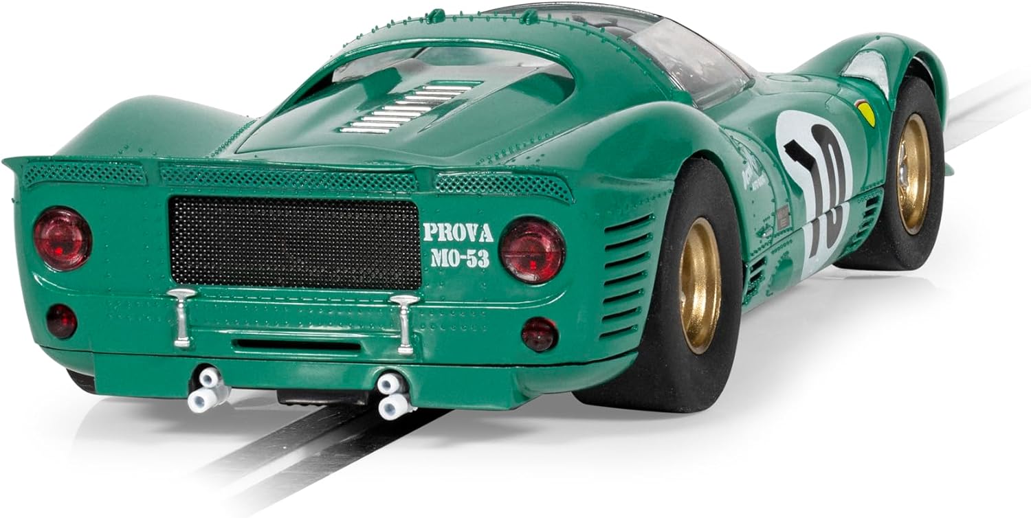 Scalextric, C4491, 330 P4-Green-David Piper, Slot, Cars-USA/Classic