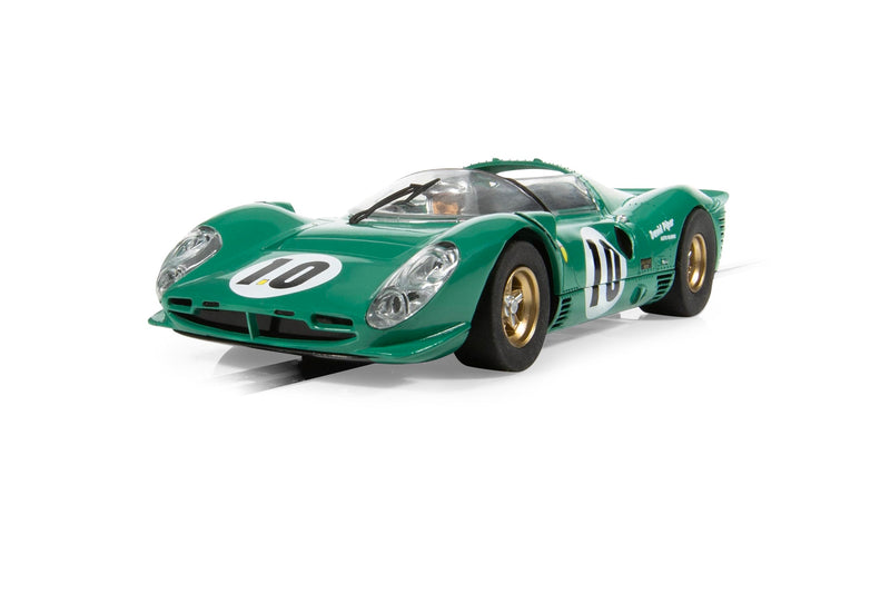 Scalextric, C4491, 330 P4-Green-David Piper, Slot, Cars-USA/Classic