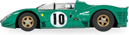 Scalextric, C4491, 330 P4-Green-David Piper, Slot, Cars-USA/Classic