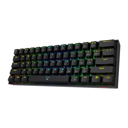 Redragon Dragonborn RGB – Mechanical Gaming Keyboard – Network Switches – with Detachable USB Type-C Cable – Black (Black)