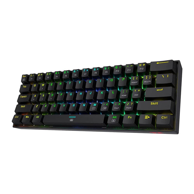 Redragon Dragonborn RGB – Mechanical Gaming Keyboard – Network Switches – with Detachable USB Type-C Cable – Black (Black)
