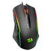 Redragon M910-K - Ratón RGB para Juegos con Cable con 9 Botones Macro programables, retroiluminación RGB Croma, 8000 dpi Ajustable, Ratones para Juegos de PC con botón de Fuego para Windows/Mac,