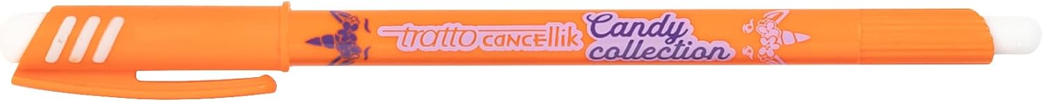 Tratto Cancellik Pack of 4 + Heart Shaped Eraser
