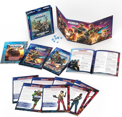 G.I. Joe Roleplaying Game Beginner Box for 2-6 Players - Ages 14+ Dice GM Screen and Adventures Included!