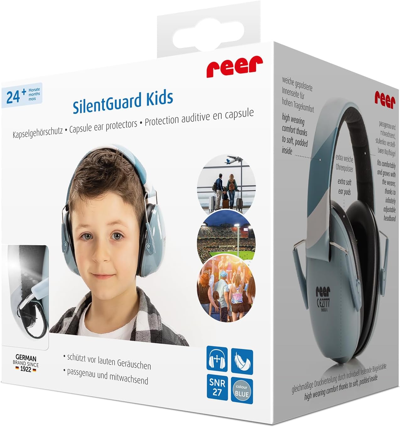 Reer - Silentguard Kids Ear Protectors - Blue - (Re53293)