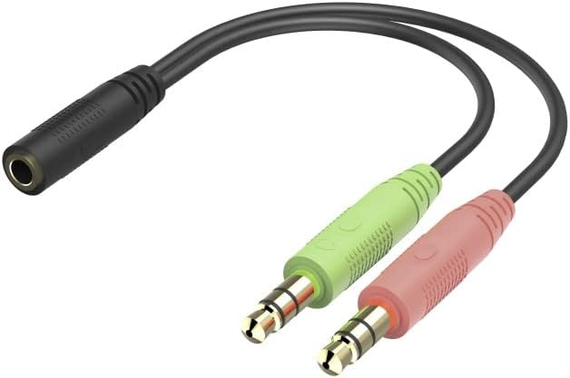 Hama Headset with Microphone (Wired Headphones 3.5 mm Jack Connection, Aux, Stereo Headphones with Cable, On-Ear PC Headphones with Microphone Arm and Neck Strap, 2 m Audio Cable) Black