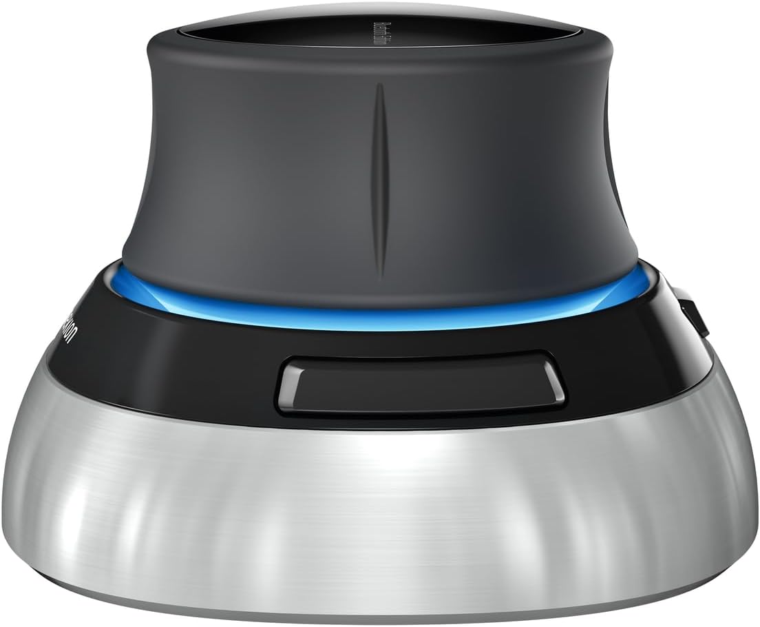 3Dconnexion SpaceMouse Wireless (Bluetooth Edition, 3D-Maus, kabellos, schwarz