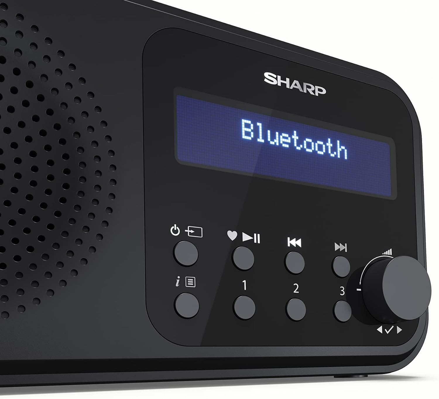 Sharp - Tokyo Portable Digital And Fm Radio - Black Midnight