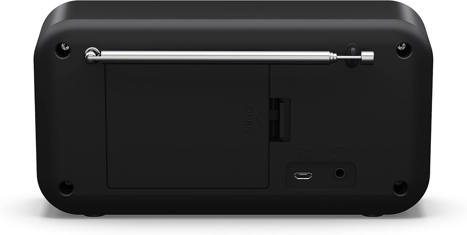 Sharp - Tokyo Portable Digital And Fm Radio - Black Midnight