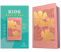 NLT Kids Bible, Thinline Reference Edition (Leatherlike, Tropical Flowers Dusty Pink, Red Letter)