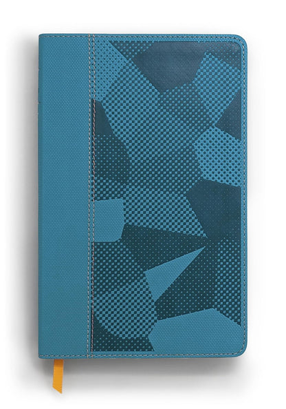 NLT Kids Bible, Thinline Reference Edition (Leatherlike, Camo Blue, Indexed, Red Letter)