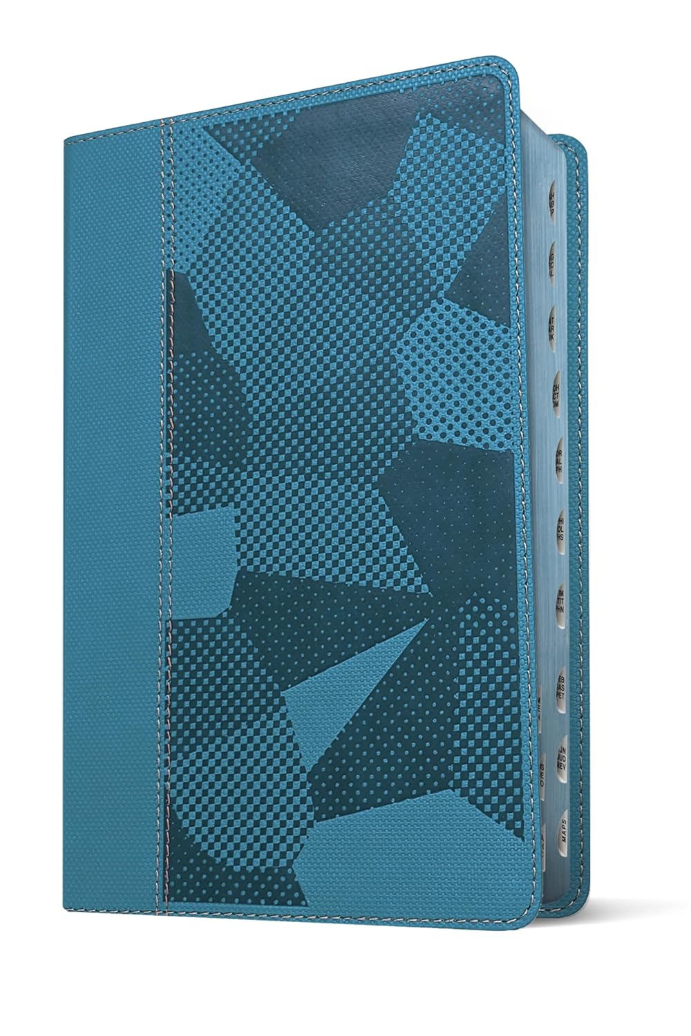 NLT Kids Bible, Thinline Reference Edition (Leatherlike, Camo Blue, Indexed, Red Letter)