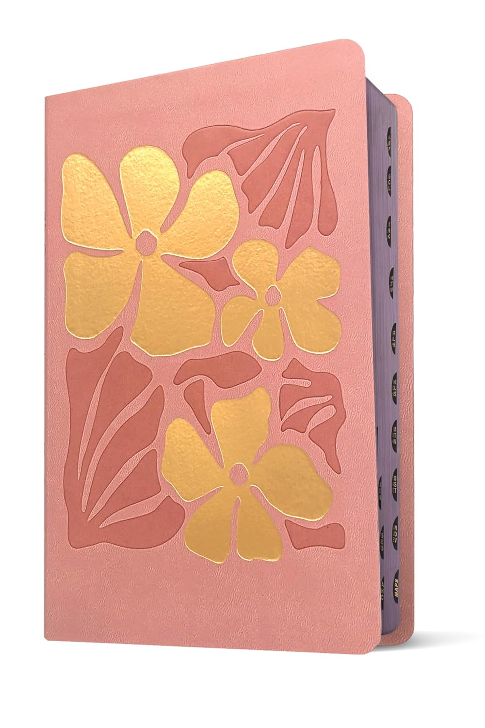 NLT Kids Bible, Thinline Reference Edition (Leatherlike, Tropical Flowers Dusty Pink, Indexed, Red Letter)