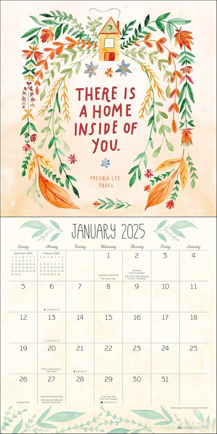 Meera Lee Patel 2025 Wall Calendar