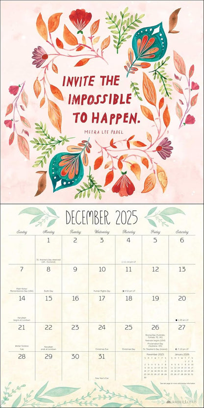 Meera Lee Patel 2025 Wall Calendar