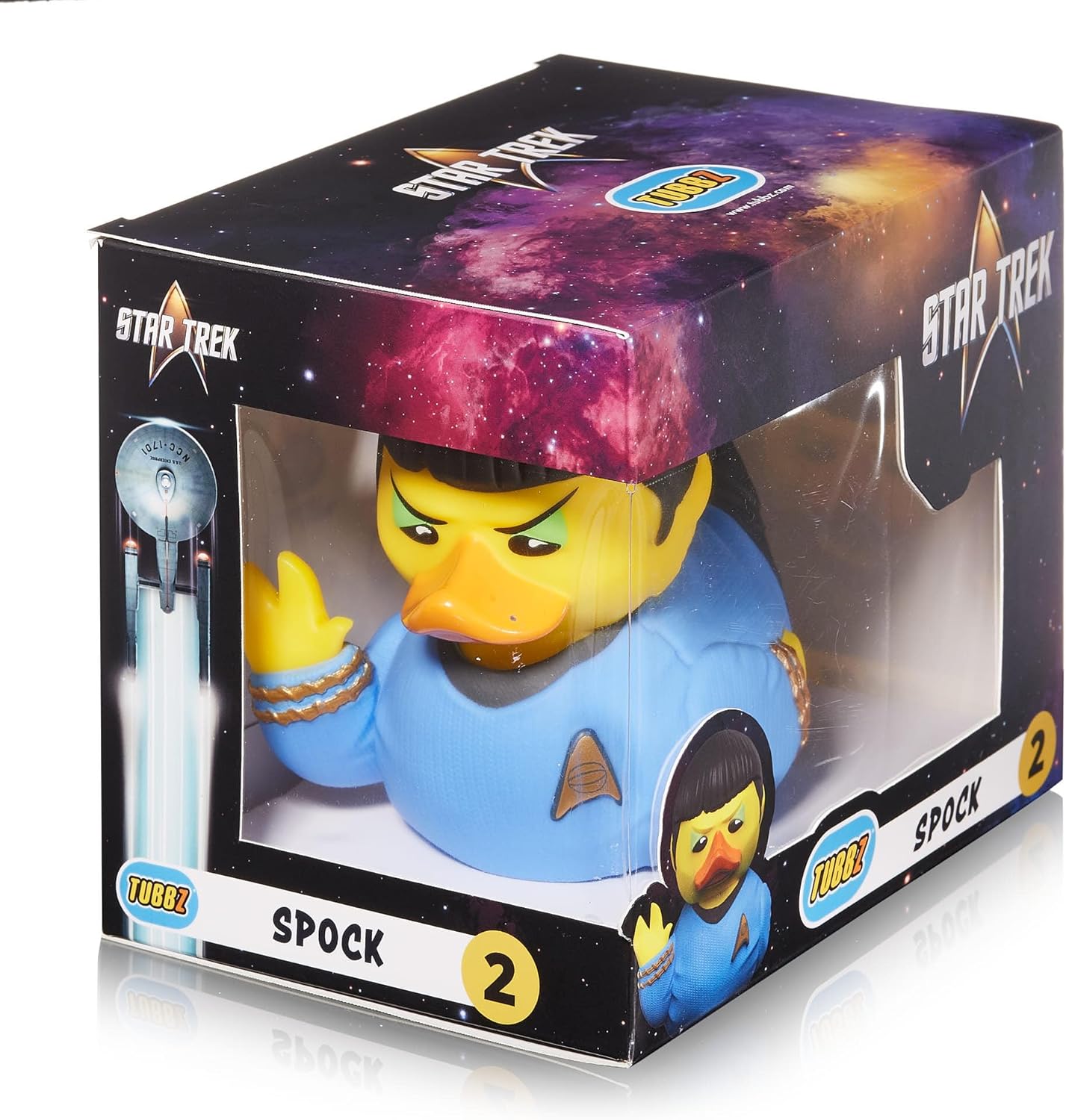 TUBBZ Boxed Edition Spock Collectible Vinyl Rubber Duck Figure - Official Star Trek Merchandise - TV, Movies & Video Games