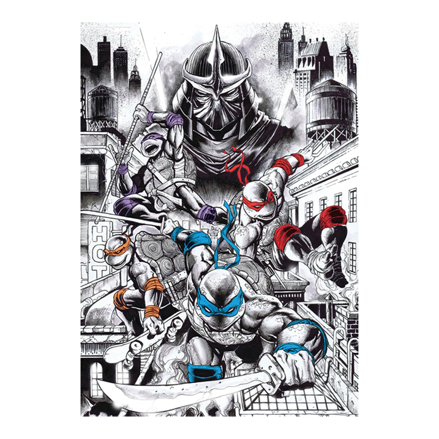 FaNaTtik Teenage Mutant Ninja Turtles Limited Edition 40th Anniversary Art Print