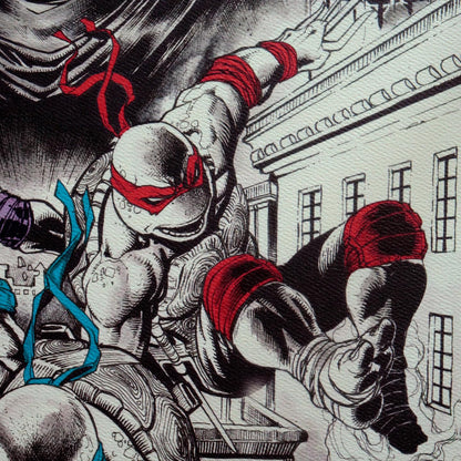 FaNaTtik Teenage Mutant Ninja Turtles Limited Edition 40th Anniversary Art Print