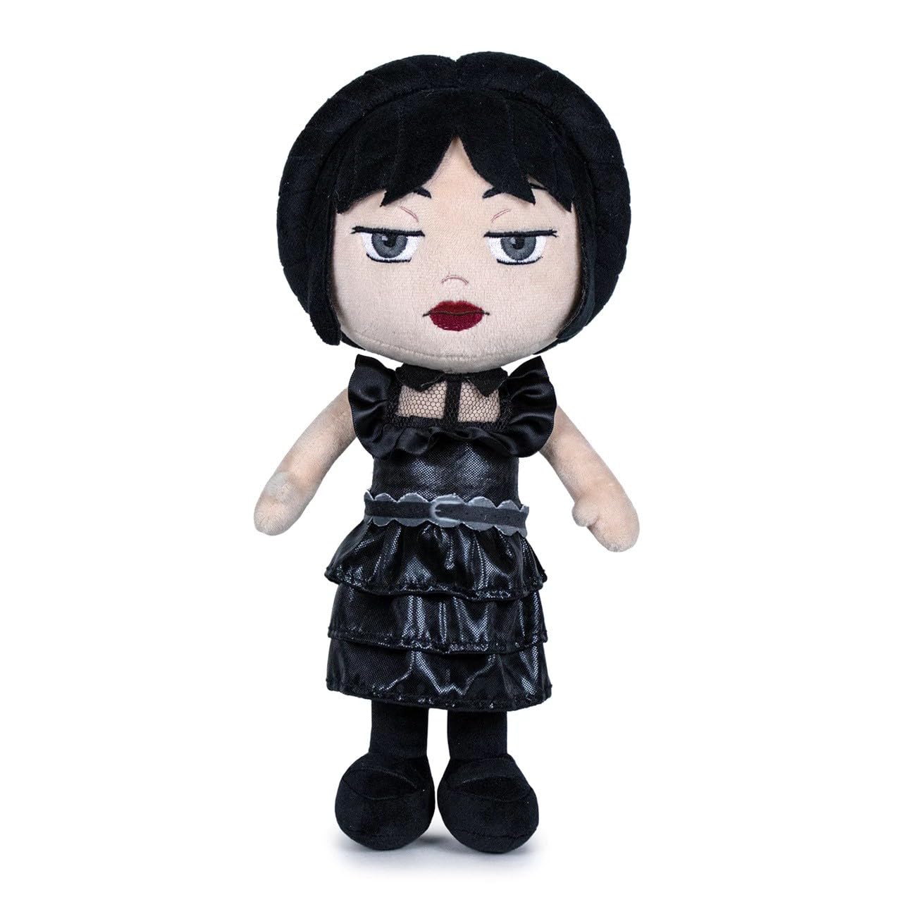 Play by Play Wednesday Addams Plush Wednesday Raven Dance Dress – Height 32 cm