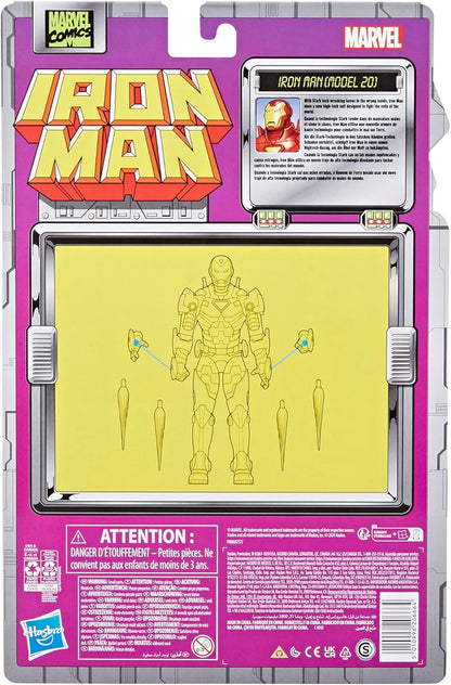Marvel Legends Series Iron Man (Model 20) Comics Action Figure