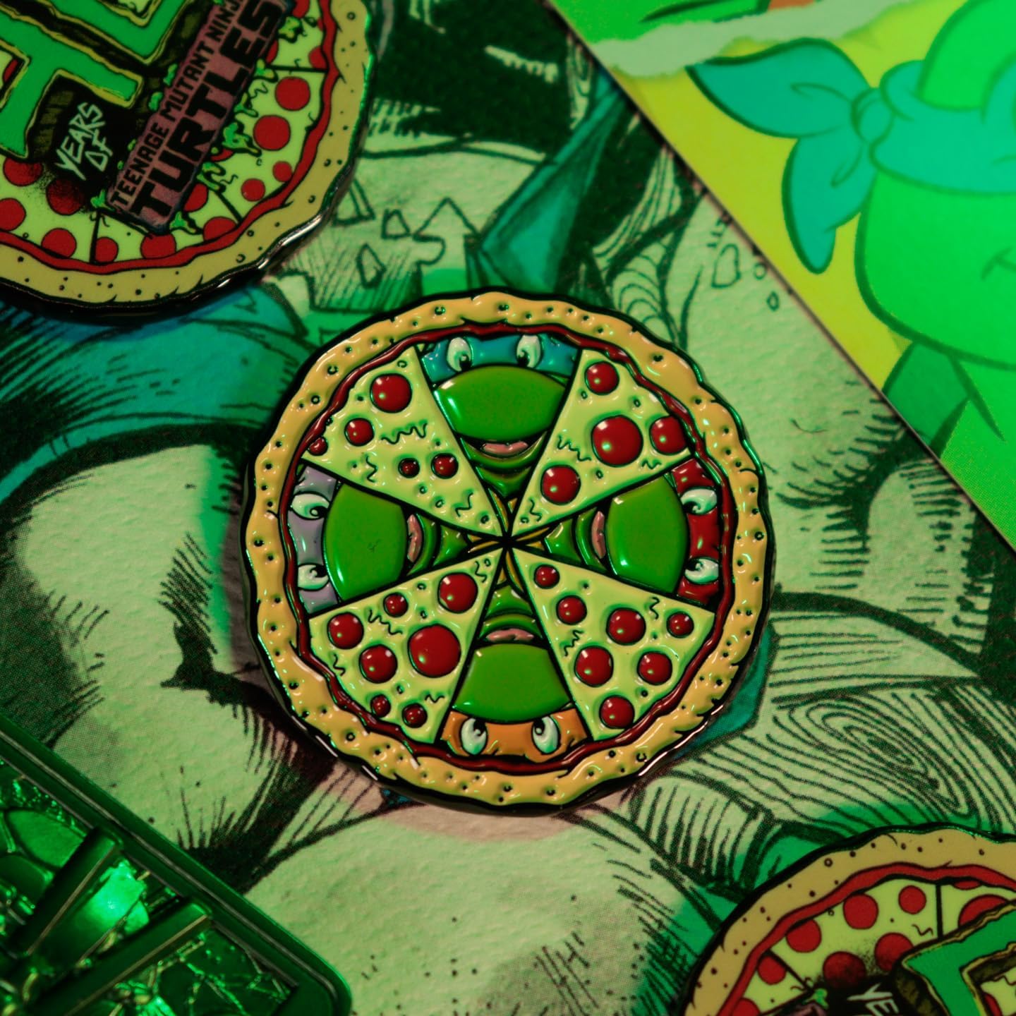 Pièce de collection Les Tortues Ninja - Pizza (Edition Limitée