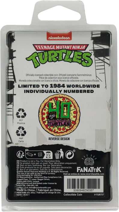 Pièce de collection Les Tortues Ninja - Pizza (Edition Limitée