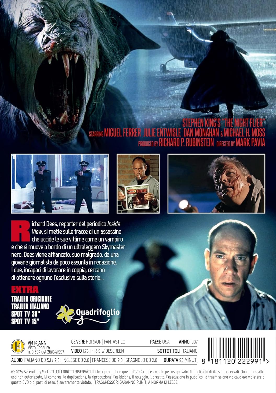 The Night Flier - Il volatore notturno (Nuova edizione)