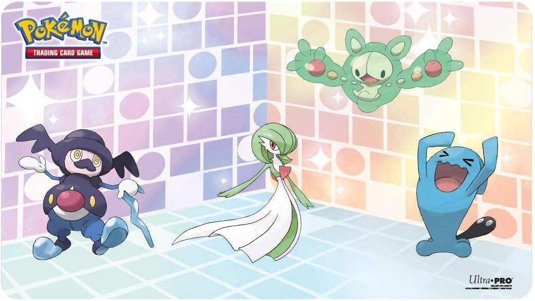 Ultra PRO - Gallery Series Trick Room Playmat per Pokémon, da collezione, morbido tessuto antiscivolo, grande, resistente, tappetino da gioco da tavolo TCG