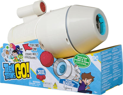Teen Titans Go! Meatball Blaster Cyborg, Includes 3 Meatballs, Blaster Sounds, Roleplay Costume Kids’ Toys for Boys and Girls Aged 4 and Up