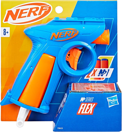 Nerf N Series, Lanzador Flex, 2 Dardos Nerf N1 compatibles Solo con los lanzadores Nerf N Series
