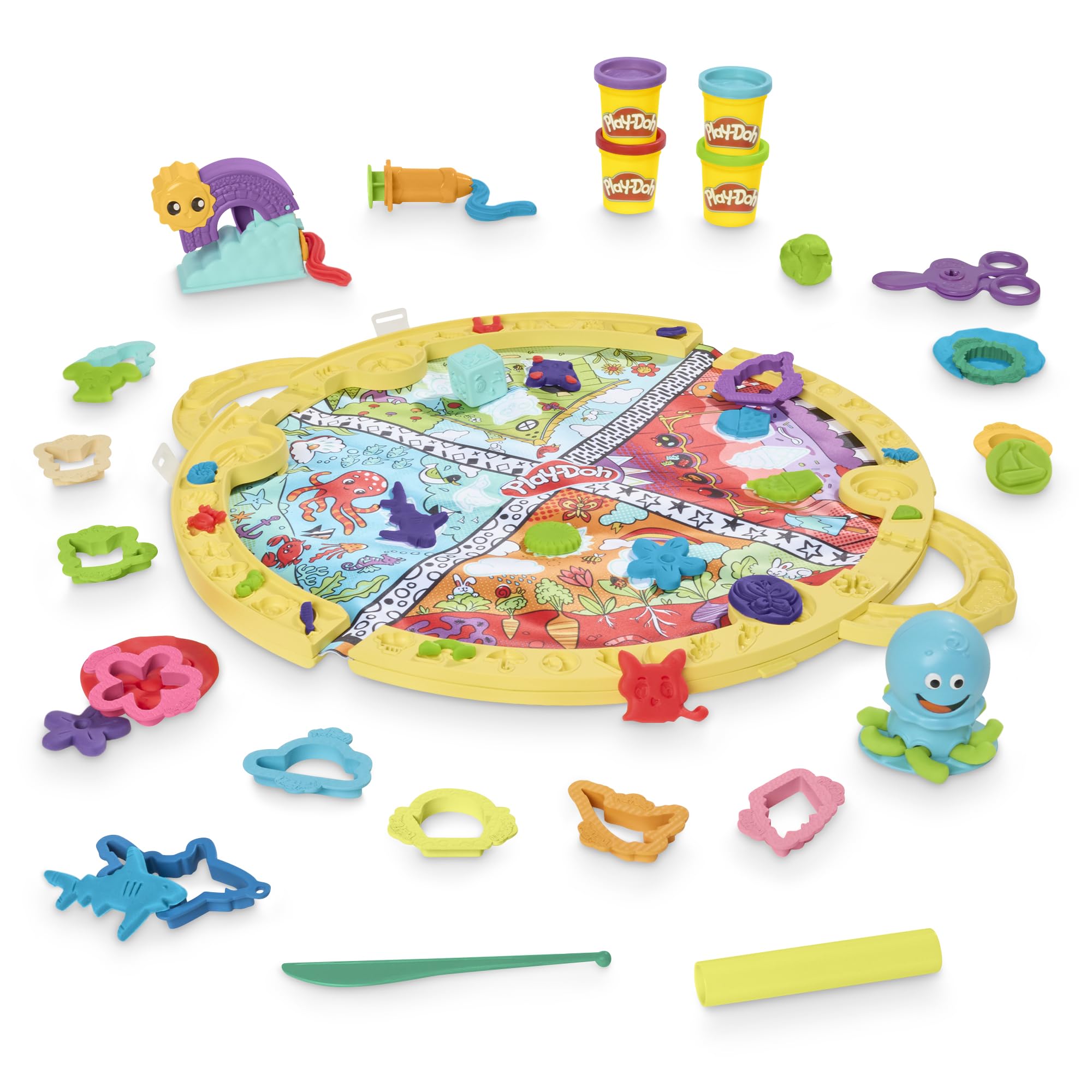 Play-Doh Fold and Go Playmat Starter Playset