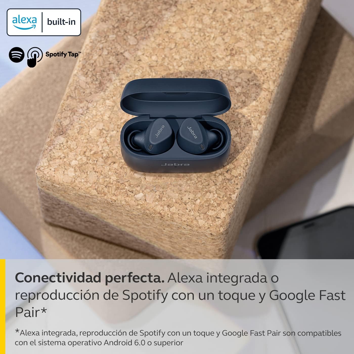 Jabra Elite 4 Active Wireless Earbuds Navy EU