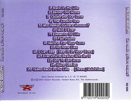 ALICE DEEJAY-WHO NEEDS GUITARS