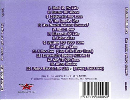 ALICE DEEJAY-WHO NEEDS GUITARS