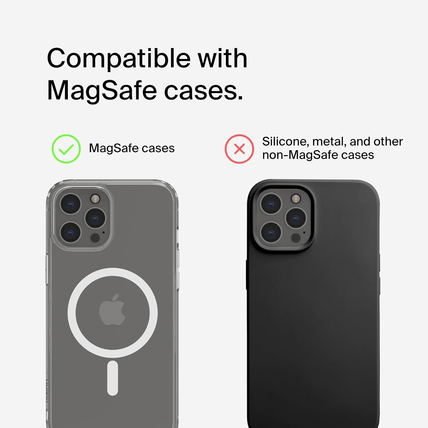 Boost Charge Pro Magsafe 3-In-1 Wireless Charger - Blk