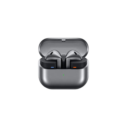 Samsung Galaxy Buds3 Auricolari open type True Wireless, Cancellazione adattiva del rumore, Audio Hi-Fi 360 immersivo, Batteria a lunga durata, Impermeabilità IP57, Silver 2024