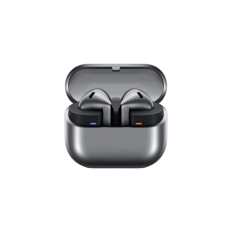 Samsung Galaxy Buds3 Auricolari open type True Wireless, Cancellazione adattiva del rumore, Audio Hi-Fi 360 immersivo, Batteria a lunga durata, Impermeabilità IP57, Silver 2024
