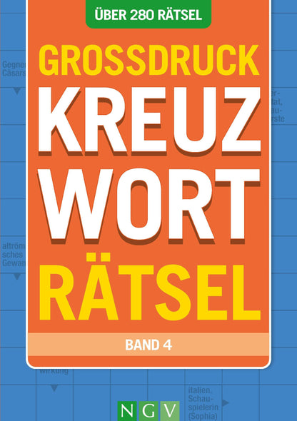 Grobdruck Kreuzwortratsel - Band 4 - Uber 280 Ratsel In Grob - (German Import)